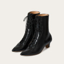 Florence Boots, glossy black